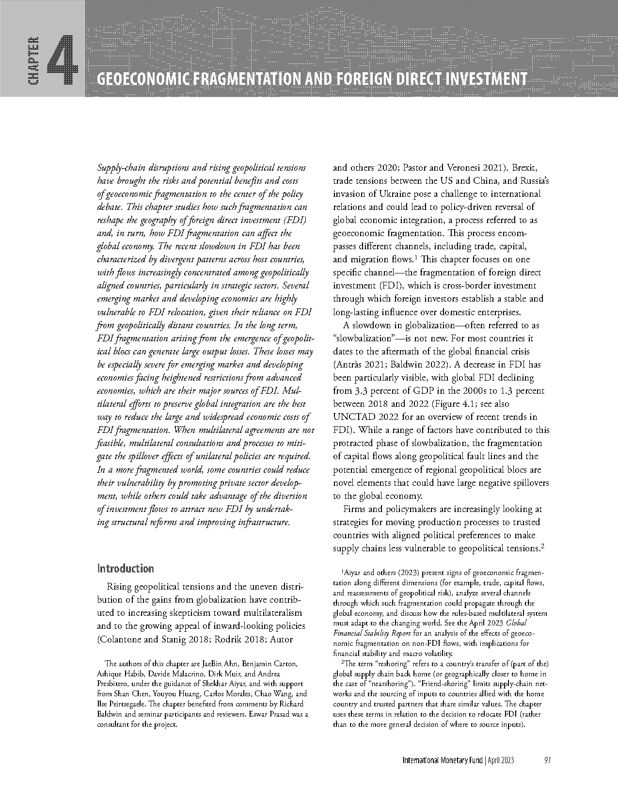 research article on fdi in india